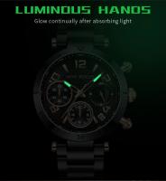 Reloj de moda inspirado en la dopamina para mujer, reloj de cuarzo luminoso, banda de acero inoxidable, resistente al agua, regalo de moda para ella - details 8