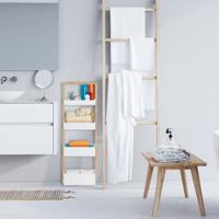 bathroom rack