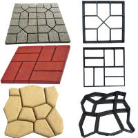Molde de pavimento de hormigón para camino de jardín, camino de piedras manual reutilizable, bricolaje, ladrillos - details 0