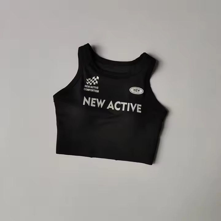 La máscara de chaleco deportivo de nailon, de secado completamente rápido, es la elección ideal para yoga y estiramientos. - 1