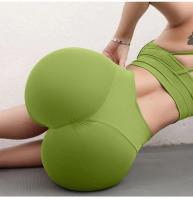 ZHUMU GYM Pantalones de Yoga de Verano Color Sólido, Sin Costuras, Secado Rápido, Levantamiento de Cadera, Comodidad para Yoga y Correr - details 8