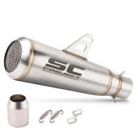 Escape de Silenciador de Motocicleta RESPRACE Universal Tubo de Escape Redondo para Yamaha - details 3