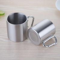 Taza de Acero Inoxidable de 300ml Cerradura Automática Ideal para Viajes, Camping, Senderismo, Escalada Cocina y Comedor - details 4