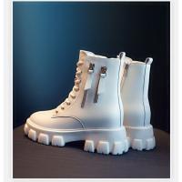 Botas de media pantorrilla para mujer con cordones y cremallera, botines deportivos de tacón grueso, estilo Chelsea, moda, otoño/invierno, nuevo estilo - details 9
