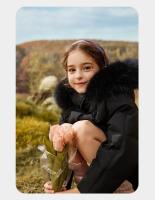 Chaqueta de Invierno para Niña Pequeña Abrigo Cálido con Capucha de Piel Sintética - details 5
