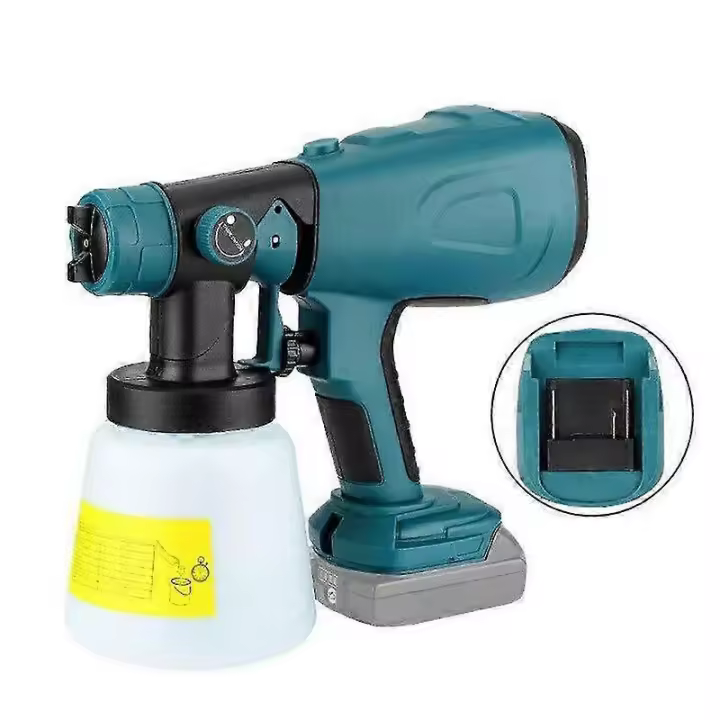 Pistola eléctrica del rociador de pintura 2024 800ml para la batería Makita 18v sin cuerda - 1