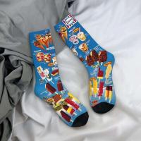 Calcetines de verano para hombre y mujer, antideslizantes, informales, con estampado de helado, la mejor idea de regalo - details 13