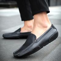 Mocasines Transpirables De Cuero Genuino, Mocasines Informales, Zapatos De Cuero Para Hombre, Calzado Plano Formal Italiano Para Conducir - details 16