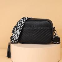 Bolso de Mano de Cuero Genuino para Mujer Color Sólido con Borlas Bolso de Hombro de Cuero de Vaca - details 20
