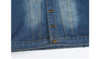 Chaleco vaquero sin mangas cómodo para hombre, ropa Retro de algodón para primavera/verano, fabricado en China - details 6