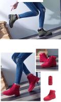Botas de trabajo clásicas de cuero con cordones para hombre y mujer - details 4