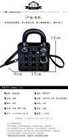 Bolso de Princesa Diana acolchado con diseño de personalidad de la marca Hong Kong2025Nuevo bolso de lujo de lentejuelas, bolso cruzado versátil - details 0