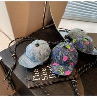 Gorra de béisbol vaquera, bolso cruzado, bolsa de almacenamiento para auriculares, Mini sombrero Harajuku, billetera, monedero de lona portátil de estilo coreano para uso diario - details 8