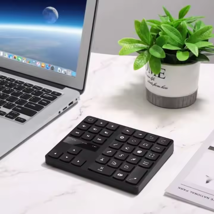 Teclado de dibujo recargable portátil, teclado inalámbrico para diseños duraderos y duraderos, 35 teclas, batería larga, envío directo - 1