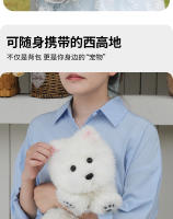 West Highland muñeca de simulación linda muñeca de perro de peluche al por mayor embalaje de caja de color de entrega de una pieza - details 6