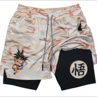 Pantalones Cortos de Verano para Hombres Versátiles, Secado Rápido, Estampado de Anime, Personalidad Casual Everyday - details 6