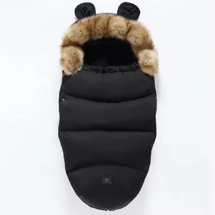 Saco de dormir para cochecito de bebé, saco grueso y cálido para salir, impermeable, para invierno - 1