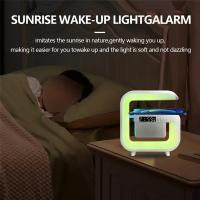 Soporte de cargador inalámbrico, Altavoz Bluetooth, despertador, luz RGB,estación de carga rápida para iPhone, Samsung, Xiaomi - details 3