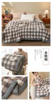 Manta de punto de hilo de chenilla suave, lavable a máquina, hecha a mano, para sofá y cama - details 10