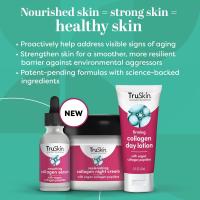 Suero de péptidos de colágeno TruSkin para el rostro – Suero suavizante con péptidos, ceramidas y superfrutas – Apoya el colágeno natural y la barrera cutánea de la piel para un brillo radiante y saludable - 1 fl. Oz - details 2