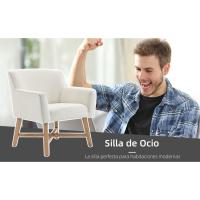 Butaca de Salón Tapizada en Terciopelo