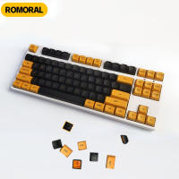 Teclas de teclado mecánico personalizado, Kit de bricolaje, PBT, 149 teclas, CSA, perfil DYE-SUB, estilo inglés, negro, amarillo - details 0