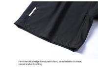 Pantalones Cortos de Secado Rápido de Sensación de Hielo para Hombres Ajuste Recto, Longitud Media, Material de Poliéster, Transpirable, Absorbente de Sudor para Verano, Báscula, Playa - details 18