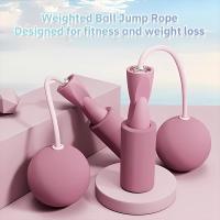 Cordless Jump Rope With Heavy Balls Sports Fitness Training Bodybuilding Exercise Gym Rope Home Gym Equipment Skipping Rope - details 0