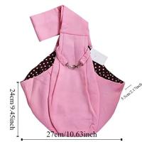 Bolso de hombro transpirable para mascotas, bolso cruzado con correas anchas para gato, cómodo con anillo de bloqueo, bolsa transportadora para perros para viajes - details 0