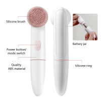 Limpiador Facial Eléctrico Masajeador Vibratorio de Silicona Resistente al Agua - details 7