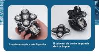 2025 nova afeitadora eléctrica multifunción recargable especial calva cortador de pelo maquinilla de afeitar maquinilla de afeitar lavable - details 8