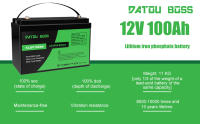 12V 100A LiFePO4 BMS 10000+ ciclos RV Barco Tienda Energía de Emergencia Batería de Litio - details 0