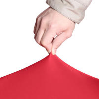 GUAN-Mantel redondo ajustado, Protector impermeable, cubierta de mesa elástica, 60-130cm - details 7
