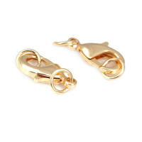 6 uds. De latón de Color dorado de 18K con cierres circulares de langosta, cierres para collares, pulseras, suministros para fabricación de joyas, accesorios Diy - details 14