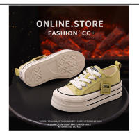 Zapatos de cuero con plataforma aumentada para mujer, zapatillas informales de estilo Joker, color blanco, novedad de 2024 - details 28