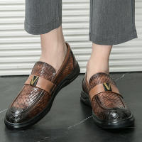 Zapatos Formales para Hombres Hechos a Mano Suela Gruesa PU Aumento de Altura - details 15