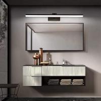 Lámpara LED de Espejo 24W 1170LM Lámpara de espejo Aplique Blanco Frio 5500K Luz natural para Espejo Muebles de Maquillaje Aparato Montado en la Pared, Negro, 80CM - details 3