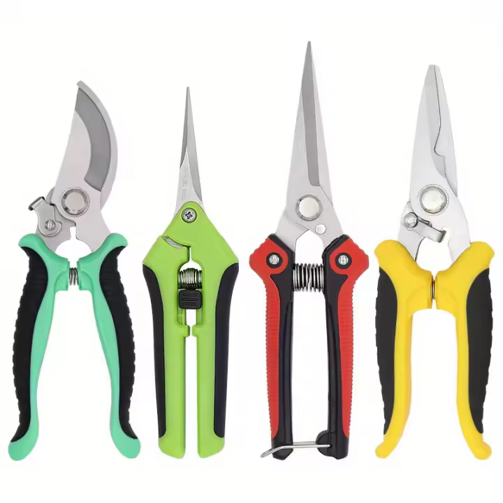 Tijeras de Poda Profesionales de Acero Inoxidable Cortador de Mano Afilado para Jardín - 1