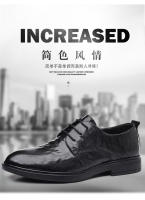 Primera capa de piel de oveja de los hombres de negocios casual zapatos de cuero formal zapatos de los hombres. - details 0