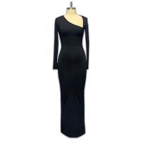 Vestido de Moda Otoño 2025 Nuevo Estilo para Mujer con Mangas Largas, Cuello en V y Abertura Curva en la Espalda. - details 4
