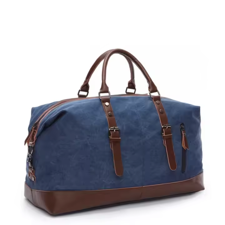 Bolsas de viaje de Lona originales para helbres, Bolsa de equipo de mano, Bolsa de Lona, Bolso de viaje Grande, Bolsa de fin de Semana, Envío Directo - 1