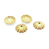 Tapas de cuentas de flores de latón de color no chapado, suministros de joyería Diy de alta calidad, collar, pendientes, accesorios para mujer - details 45