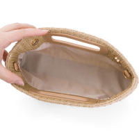 Bolso de Paja Nuevo Verano 2025 Bolso Cruzo para Mujer con Cadena Desmontable - details 4