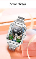 2024 Relojes de lujo de alta gama para mujer Reloj inteligente con llamada Bluetooth Reloj inteligente resistente al agua Monitor de salud de oxígeno y presión arterial Pulsera para mujer para Android iOS, regalos exquisitos para mujer - details 20