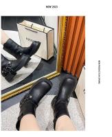 Chelsea de moda con suela gruesa impermeable y antideslizante, orejas colgantes, botas cortas de jardín - details 5