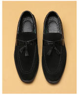Zapatos de cuero de los hombres de la nueva moda de negocios puntiagudos zapatos de los hombres británico Su Liu versátil casual un pedal - details 13