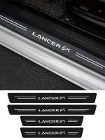 Pegatinas de Lámina de Puerta Protector de Umbral de Auto Resistente a Arañazos y Decalcomanías de Fibra de Carbono para Lancer EX Accesorios - details 9