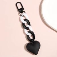 Llavero de Corazón Hecho a Mano Cadena de Plástico Acrílico para Bolsos y Llaves de Mujeres - details 0