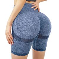 Pantalones cortos de yoga para mujer, shorts deportivos sin costuras, push up, ropa deportiva para gimnasio, 2025 - details 3
