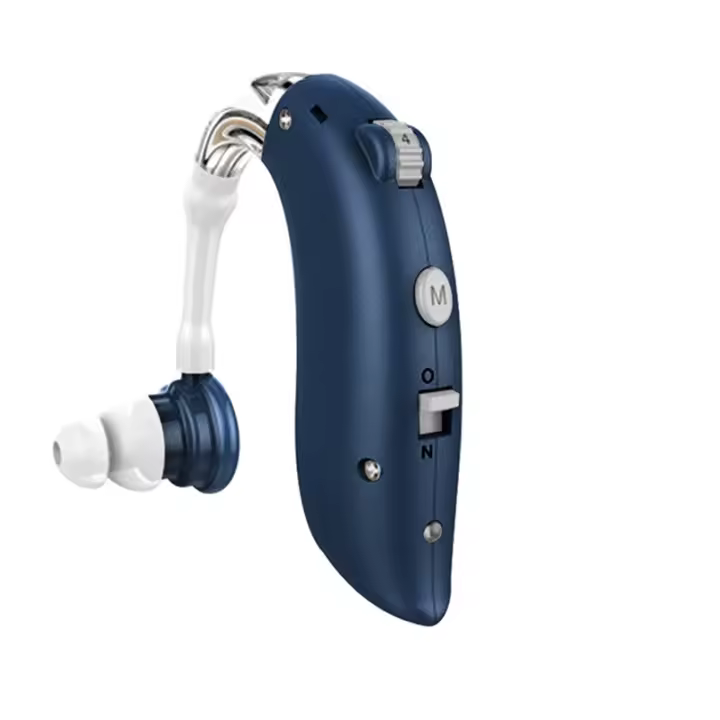Mini Audífono Digital para Ancianos, Amplificador de Sonido Portátil, Recargable, BTE, Ajustable, Ayuda Auditiva para Mayores - 1
